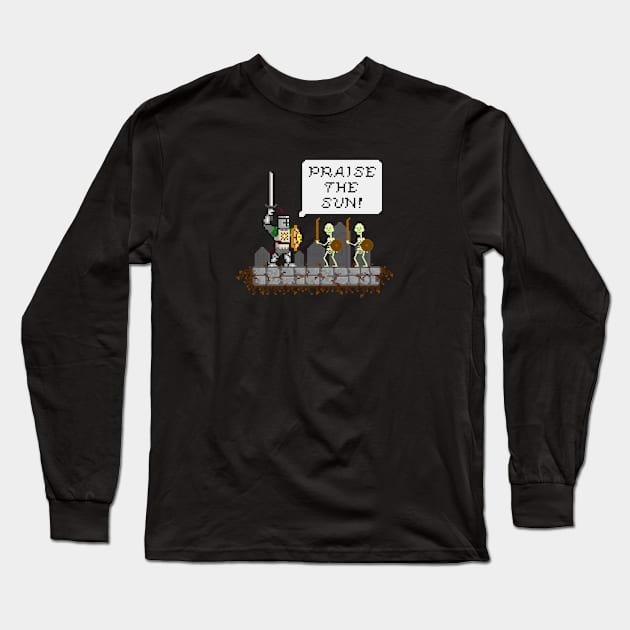 Praise the Sun! Long Sleeve T-Shirt by LordNeckbeard